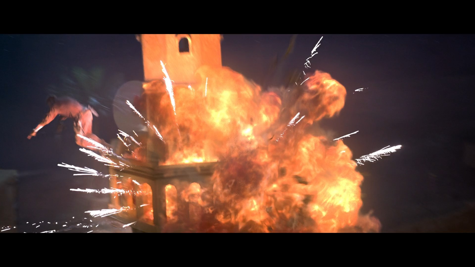 Grenades are more like fireworks in the film's world